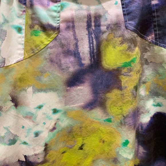 Lela Rosa Multicolor Abstract Dress size 4 - Picture 4 of 6